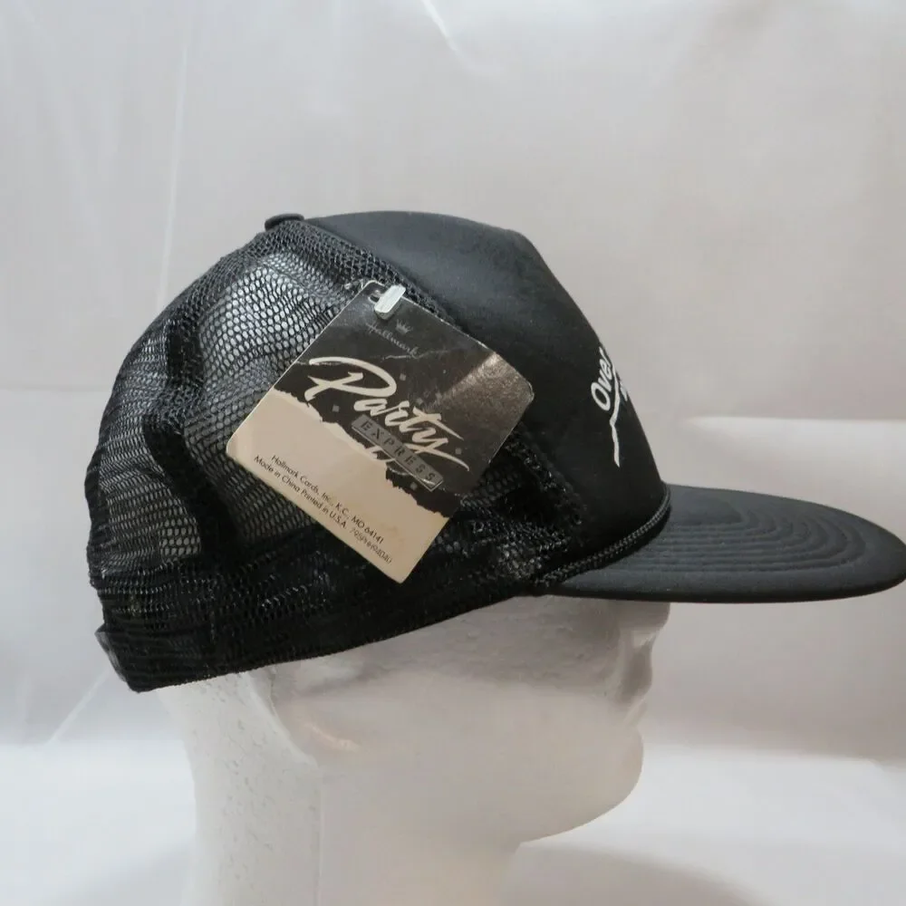Over the Hill...and Ready to Roll, Snap-back, Black, Mesh-back, Designer Pro Hat